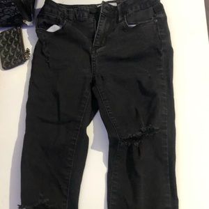 Tillys ripped skinny jeans